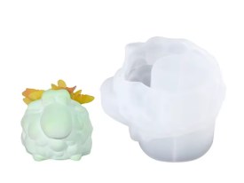 Molde silicona maceta oveja